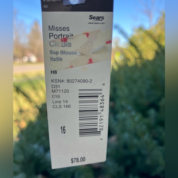 Kathy Roberts: Brown Taffeta Blouse - Picture 6 of 6